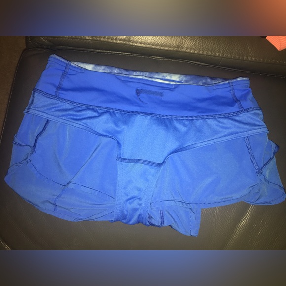Lululemon Speed Up Shorts Pipe Dream Blue Size 4 - Picture 7 of 12
